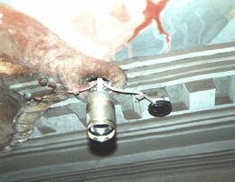 Leitwertmesstelle und Temperatur sensor (Deckengem&auml;lde der Kirche Waltershausen)